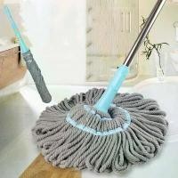 ราคา [COD] ไม้ถูพื้นไมโครไฟเบอร์ ไม้ถูพื้น แบบบิดล็อค พร้อมส่ง!! (1733371788782175714)