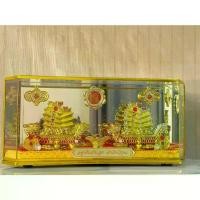 ราคา ของตกแต่งบ้าน ของขวัญ ของมงคล เรือมังกรคู่ มงคล (1732897444000466261)