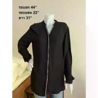 ราคา เสื้อเชิ้ตสีดำคอจีน แบรนด์ Miss Daisy (Design by Korea) สุภาพ มือสองสภาพดี คําแนะนําการขายที่ร้อนแรงในเดือนนี้ (1733905983361156997)