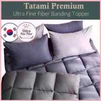 ราคา ฟูกรองเตียง ท็อปเปอร์ เบาะรองนอนขนาด 3 ฟุต 4,5 และ 6 ฟุต พร้อมสายรัด รุ่น Krafter Korea Topper Clouding Comfort ซีโอดี (1732556686907311487)