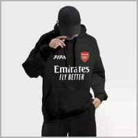 ราคา Arsenal x Emirates "Fly Better" Hooded Sweatshirt – Men's Casual Jacket, Trendy New Design, Cotton Material (1733637026260223712)
