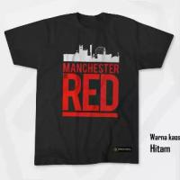 ราคา เสื้อยืดสีดำ Manchester United/เสื้อยืด Manchester is redเสื้อยืดกีฬาที่ซับเหงื่อและแห้งไว (1731662732334761366)
