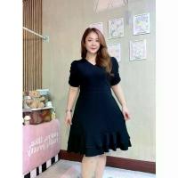 ราคา New ชุดเดรสสาวอวบ ผ้าวูลเวฟ คอวี แต่งแขน แต่งชายกระโปรง 2 ชั้น สม็อคเอวด้านหลังมีเชือกผูกเอวขนาดฟรีไซส์รอบอก 40-47 นิ้ว สี ครีม ตรุษ จีน (1734367491118761222)