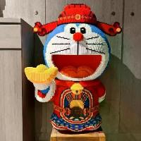 ราคา Huge God of Wealth Doraemon Compatible with Lego Building Blocks High Difficulty Particle Assembly Puzzle Educational Ornament Toy Gift (1733842932190119328)