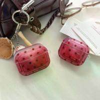 ราคา Raspberry Pink Dots Soft TPU Silicone Bluetooth earphones Compatible FOR AIRPODS 4 PRO2 1/2/3 PRO 2025 Pro3 Protective Case Only Shell (1733333031008175227)