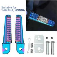 ราคา EcoDrive Gear 1 Pair Foot Peg Aluminum Alloy Rear Foot Rider Rests Motorcycle Rear Footrests for Honda Phantom 150 CB190R for Yamaha (1733717835027875031)