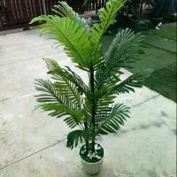 ราคา ต้นหมากเขียวไม้ประดิษฐ์ สูง 120 ซม. #ต้นไม้ปลอม #ต้นไม้เทียม สีสันสดใส ของตกแต่ง แต่งห้อง/โรงแรม/ค่าเฟ่/ออฟฟิศ เส้นด้าย + พลาสติก (1729794991247755886)