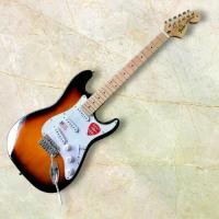 ราคา กีต้าร์ไฟฟ้าGuitar FENDER STRATOCASTER SUNBURST แถมฟรี คันโยก กระเป๋ากีต้าร์ (1731351326831118232)