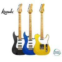 ราคา Kazuki Rough Stone Electric Guitar Strat Telecaster กีตาร์ไฟฟ้า ทรง ST Tele กีต้าร์ ปิ๊กอัพ Wilkinson (1729595603286591537)