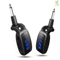 ราคา ❈Wireless Guitar System Rechargeable Guitar Transmitter Receiver Set Electric Guitar Bass Pick U☞ (1734444911867889538)