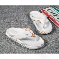 ราคา Unisex Platform Thong Sandals Wide Size Available Korean Style Outdoor Beach Slides Lightweight EVA Summer Slippers (1734220606133208221)