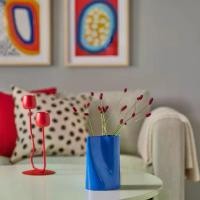 ราคา แจกัน ikea อิเกีย น้ำเงินสด, 17 ซม. CHILIFRUKT ชิลลิฟรุกต์ (1732887936799180298)