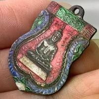 ราคา 【จัดส่งทันที】 หลวงพ่อโสธร พระพุทธโสธร เหรียญลงยา พระเครื่อง (1734409690305037434)