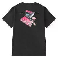 ราคา (6684) เสื้อยืดสีดำ สไตล์วินเทจ ลาย VIDEO GAME สกรีนลายหน้า-หลัง ผ้าคอตตอน 100% (1733628960069289190)