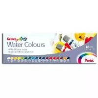 ราคา Pentel Water Colours WFRS-18 สีน้ำ เพนเทล : 18 สี ปริมาตรหลอดละ 5ml (1729771715811903933)