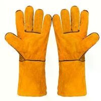 ราคา 2 Pairs of Upgraded Gloves, Outdoor BBQ Long Hunting Gloves, Cowhide Heat-Resistant Camping BBQ Gloves voyager rod voyager rod ไซดัก ปลา พลาสติก ไซดัก ปลา พลาสติก กบยาง กิ (1733101869230359657)