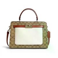ราคา กระเป๋าสะพาย COACH C8208 LANE CARRYALL IN COLORBLOCK SIGNATURE CANVAS (IMLOT) (1733780978133272379)