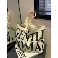 ราคา Gentlewoman GW Canvas Denim Tote Bag กระเป๋าผ้าแคนวาส สไตล์มินิมอล ของแท้จากไทย (1734052798742627942)