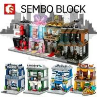 ราคา ตัวต่อ ร้านค้า Sembo Block ชุดร้านค้า streetview Set 2 (1733762090760767392)