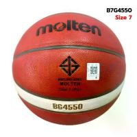 ราคา 【COD】 (100% ) basketball ball molten b7g4550 basketball PU leather No. 7 with spokes. New model similar leather gg7x (1733511302114477263)
