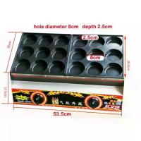 ราคา เตาโอปันยากิ Obanyaki maker 9 / 18 หลุม แบบแก๊ส เตาแพนเค้กญี่ปุ่น (1734391429629315012)