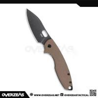 ราคา มีดพับ CRKT Pilar III Frame Lock Knife Brown G-10 (D2 3.0" Black Stonewash),5317B (1733407995330659537)