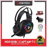 ราคา FANTECH รุ่น HG11 RGB (Captain 7.1) Stereo Headset for Gaming หูฟังเกมมิ่ง แบบครอบหัว มีไมโครโฟน ระบบสเตอริโอ ไฟรอบหูฟั ขาย (1733041066537616675)