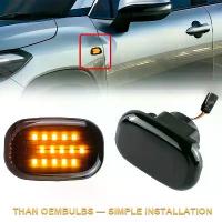 ราคา 2 LED Side Marker Turn Signal Suitable for Toyota Avensis Celica Caldina Camry Hilux Verso Runx Corolla E10/E11/E12 Verso Surf N21 RX GS 300 lights (1733243208340637299)