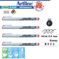 ราคา [Tiktok] [COD] ARTLINE OVERHEAD PROJECTOR SOLUBLE MARKER 0.5 mm. Set of 4 pens. (RED) (1732905561993348936)