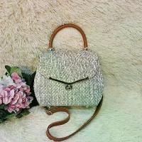 ราคา กระเป๋าถือ ทรง แอปเปิ้ล ถือได้และสะพายข้างได้ ขนาด 10 นิ้ว (1732463790609696519)