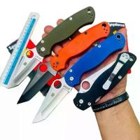 ราคา spyderco เครื่องมืออเนกประสงค์ เดินป่า ตั้งแคมป์ กิจกรรมกลางแจ้ง รุ่น paramilitary2 (1731015746948336503)