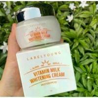 ราคา แฟชั่น ครีมหน้าสด ครีมน้ำนมเข้มข้น LABEL YOUNG Vitamin Milk Whitening Cream 55gครีมหน้าสด ครีมน้ำนมเข้มข้น LABEL YOUNG Vitamin Milk Whitening Cream 55g ใช้งานง่าย (1734430990544045671)