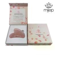 ราคา MIJEP กัวซาหินโรสควอตซ์และลูกกลิ้งนวดหน้าหินโรสควอตซ์ ของแท้ 100% Rose Quartz Gua Sha and Rose Quartz Face rollers (1734175293711811649)