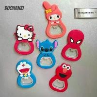 ราคา DUOHANZI Cartoon ktcat Bottle Opener Fridge Magnet PVC Soft Glue Vertical Portable Magnet Beer Bottle Opener Folding Bottle Opener (1733556491766695861)