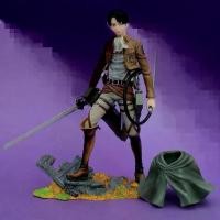 ราคา Levi Titan Attack On Ackerman Levi Wings of Freedom Action Figure Desktop Ornament (1734452690430231890)