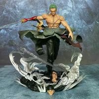 ราคา 2025 One Piece Figure Large Size Zoro Roronoa Zoro Car Desktop Ornament Anime Figure Model (1733059364421994190)