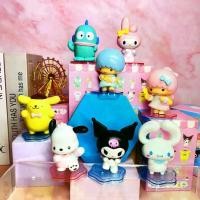 ราคา 2025 Sanrio Backpack Buddy Kuromi Clownfish My Melody Figurine Model Desktop Ornament Gift for Women (1733672390415189267)