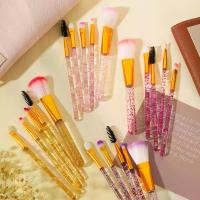ราคา ชุดแปรงแต่งหน้า 5 ชิ้น สีใสคริสตัล แปรงปัดแก้ม / แปรงทาตา / แปรงขนตา อุปกรณ์แต่งหน้า พกพาสะดวก สินค้าใหม่ (1733540301515098040)