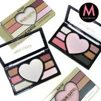 ราคา {12ตลับ} Karite Color Eyeshadow & Highlighter Palette พาเลทอายแชโดว์ รูปหัวใจ หลากสี ประกายชิมเมอร์ (1733320300173887300)