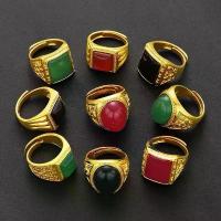 ราคา แหวนชุบทอง 24K เครื่องประดับผู้ชาย ทำจากทองเหลือง สไตล์บูติก (1733594846910908366)