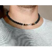 ราคา สร้อยคอผู้ชาย สร้อยคอสำหรับสามี ของขวัญสำหรับผู้ชาย สร้อยคอลาวาสำหรับผู้ชาย เครื่องประดับผู้ชาย (1734201047023126198)