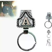 ราคา พวงกุญแจอเนกประสงค์ สำหรับเข็มขัด เครื่องประดับผู้ชาย พวงกุญแจโลหะ พร้อมดีไซน์ตัวอักษร (1733426702702904862)