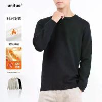 ราคา เสื้อสเวตเตอร์ผู้ชาย Uniqlo ปี 2024 สำหรับฤดูหนาว แขนยาว ถัก คอกลม หรูหรา (1734110498208450546)