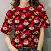 ราคา เสื้อยืดคริสต์มาส ดีไซน์แฮปปี้ ผลิตในปี 2568 ทำจากเสื้อยืด Uniqlo J.Crew ทำจากวัสดุไมโครไฟเบอร์ เหมาะสำหรับ TikTok Ootd และคริสต์มาส ซานต้า และเสื้อผ้าคริสต์มาสสำหรับผู้หญิง (1732867969285391644)