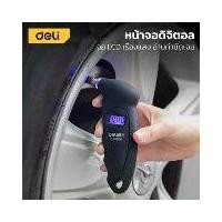 ราคา Deli เครื่องวัดความดันลมยางแบบดิจิตอล เกจวัดแรงดันลมยางรถยนต์ดิจิตอล เกจวัดลมยาง จอLCD แบบดิจิตอล LED Tire pressure gauge (1731645442355201638)