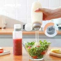ราคา 350Ml 5 Holes Condiment Squeeze Bottle Kitchen Ketchup Mustard Bottle Clear Mayonnaise Honey Dispenser Sauce Storage Container (1733510642252088556)