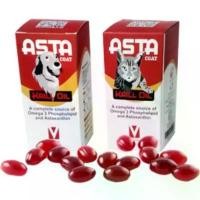 ราคา ASTA Coat Krill Oil อาหารเสริม บำรุงผิวขน ลดอักเสบ บำรุงข้อ สายตา สมอง สุนัข-แมว (1733364718105232742)