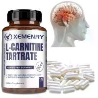 ราคา L-Carnitine Tartrate, Xemenry, สนับสนุนสุขภาพสมอง, อาหารเสริม, 30/60/120 แคปซูล (1732833901402752762)