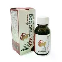 ราคา Vita Tinic Dog อาหารเสริม วิตามิน ทองแดง ธาตุเหล็ก กรดโฟลิก และอื่นๆ สำหรับสุนัข 100 ml. (1731133079541549648)