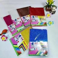 ราคา โฟมยาง EVA ชนิดมีกากเพชร (Glitter) หนา 2 มม. ขนาด A4 แพ็ค 10 แผ่น มีให้เลือก 6 สี บล็อกบัสเตอร์ (1733915780079650714)